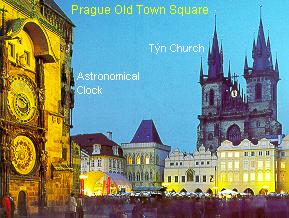 Týn Church and Astromomical Clock, Prague