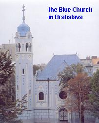 the 'Blue Church' in Bratislava