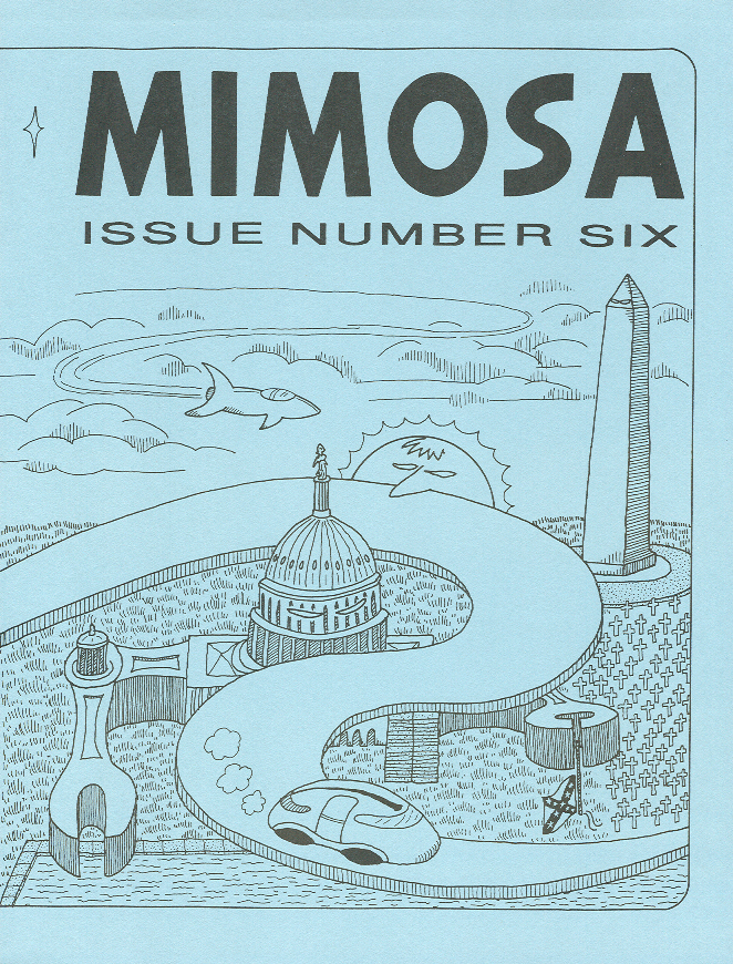 Mimosa 6 cover art by Teddy Harvia