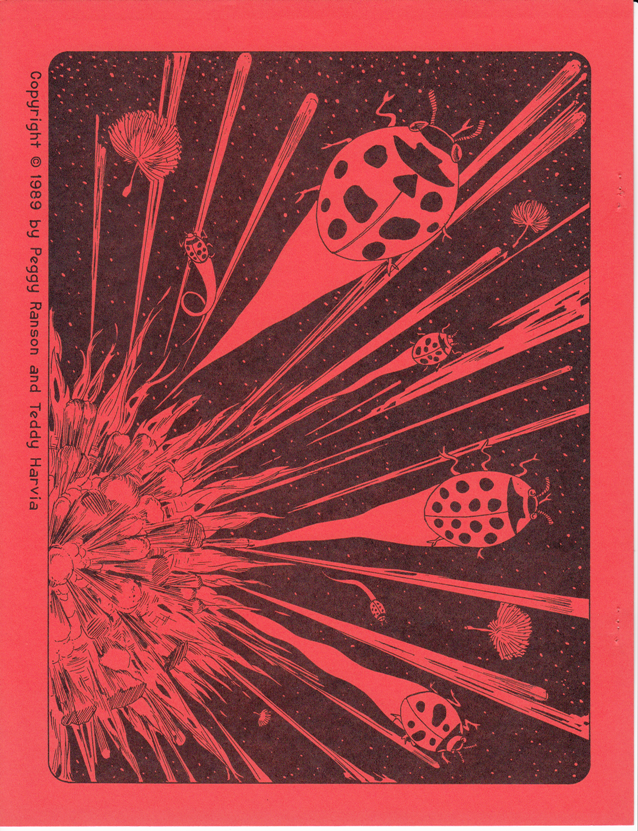 Mimosa 7 back cover by Peggy Ranson and Teddy Harvia