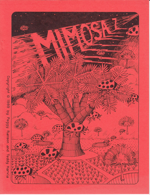 Mimosa 7 cover art by Peggy Ranson and Teddy Harvia