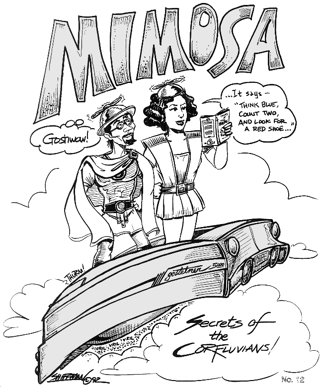 Mimosa 12 front cover by Stu Shiffman