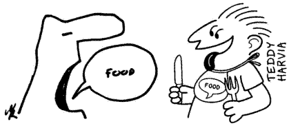 illo by William Rotsler & Teddy Harvia