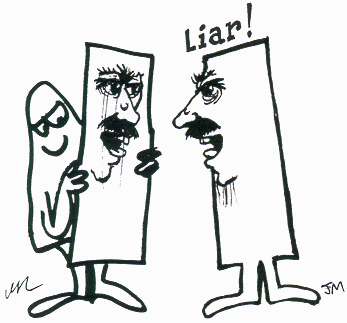 illo by William Rotsler and Joe 
Mayhew