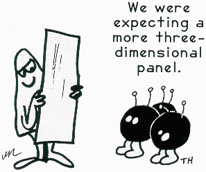 illo by William Rotsler and Teddy 
Harvia