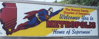 Metropolis, Illinois, home of Superman; photo by Rich Lynch