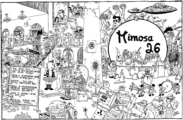 Mimosa 26 cover by Ian Gunn and 
Joe Mayhew