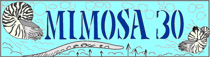 'Mimosa 30' illo by Sheryl Birkhead