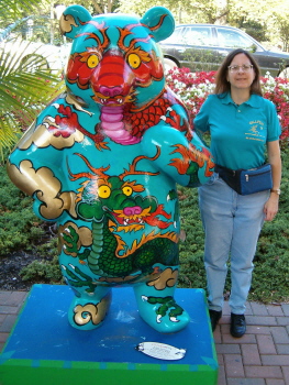 Nicki and 'Arthur PanDragon'