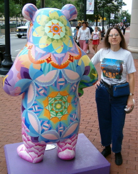 Nicki and 'Pandala' (back side)