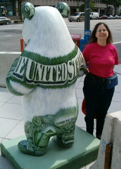 Nicki and 'E Pluribus Pandum' (back side)