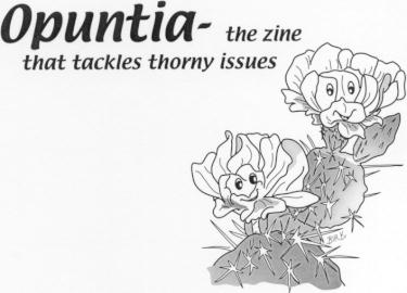 cover for Opuntia fanzine